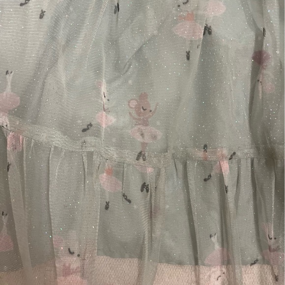 H&M Glittery Tulle Dress 3T Toddler Girls - Picture 4 of 7